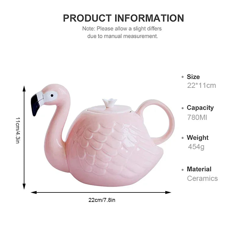 Brehn | Pink Flamingo Keramik Teeset