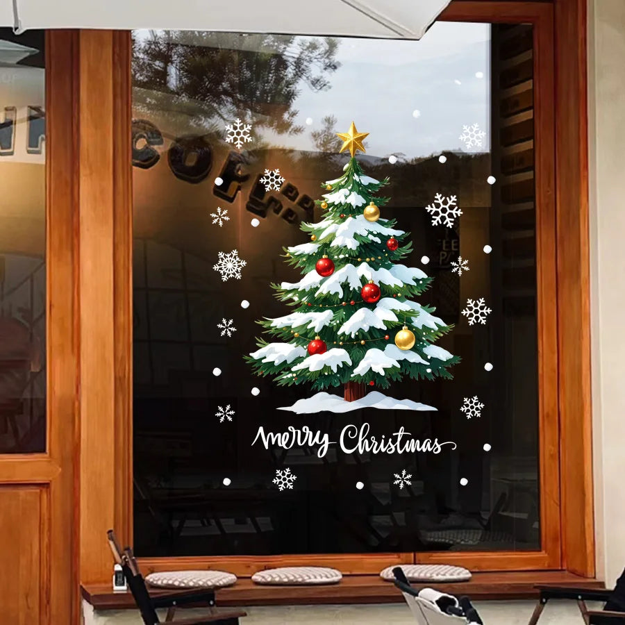 Brehn | Merry Glow 3D Weihnachtsbaum Aufkleber