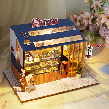 Miniatur DIY Japanische Bau Spielzeuge Set | Brehn