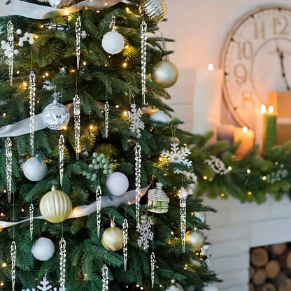 Brehn | WinterGlans | Premium Kristallklare Weihnachtsdekoration Set