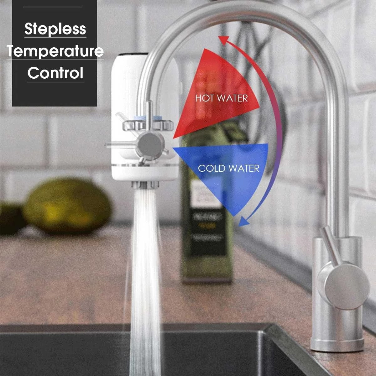 Brehn | Universeller Sofort-Warmwasserhahn