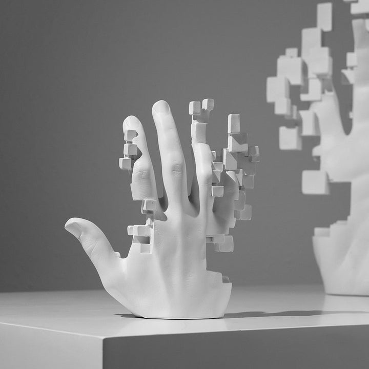 Moderne Kunstvolle Berührungen Hand Statue Dekor | Brehn