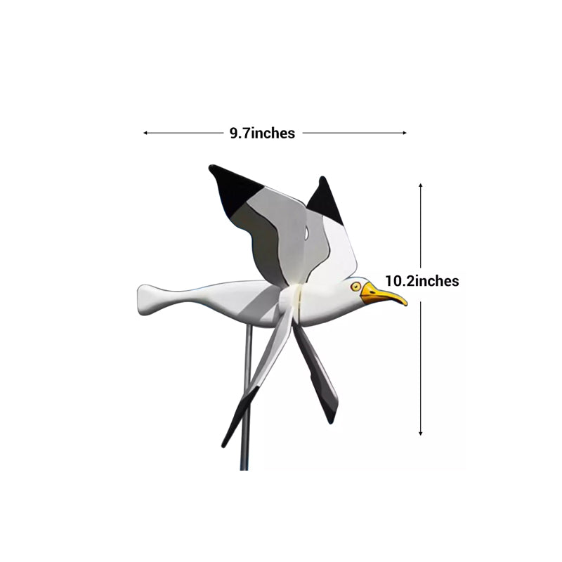 Möwen-Windmühle Gartendekoration