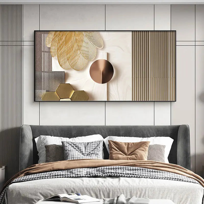 Moderne Ästhetik Abstrakte Sonne & Mond Wandkunst Feine Kunst Leinwanddrucke Bilder für luxuriöses Loft Wohnzimmer Esszimmer Lifestyle Kunst Dekor | Brehn