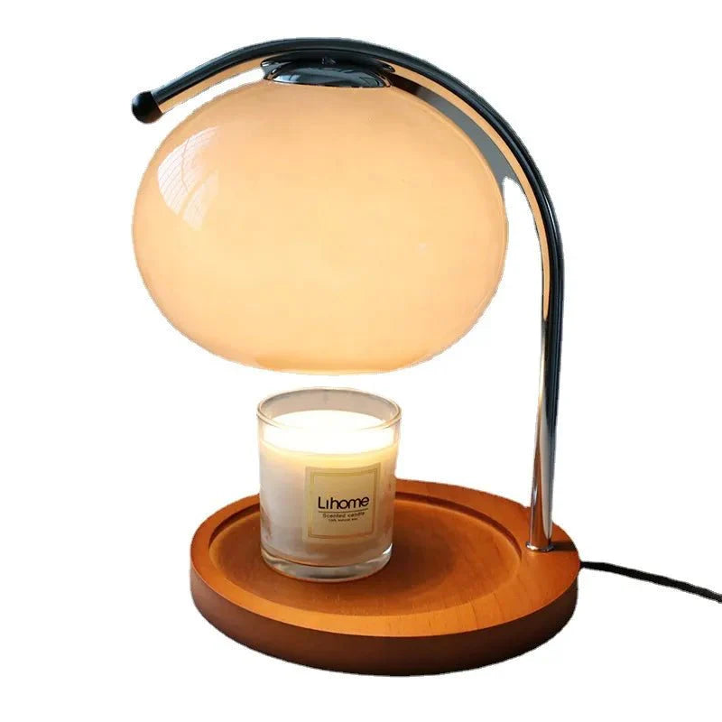 Brehn | ScentGlow - Elegante Teelichthalterlampe - Gemütliche Atmosphäre - Raffiniertes Glas
