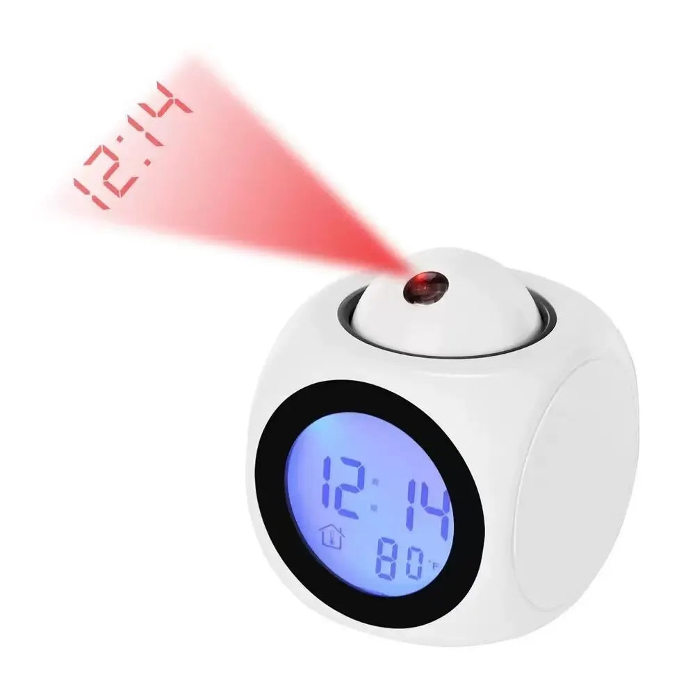 AlarmBeam Projektionswecker mit Temperatur und Dual-Alarm – LED-Anzeige | Brehn
