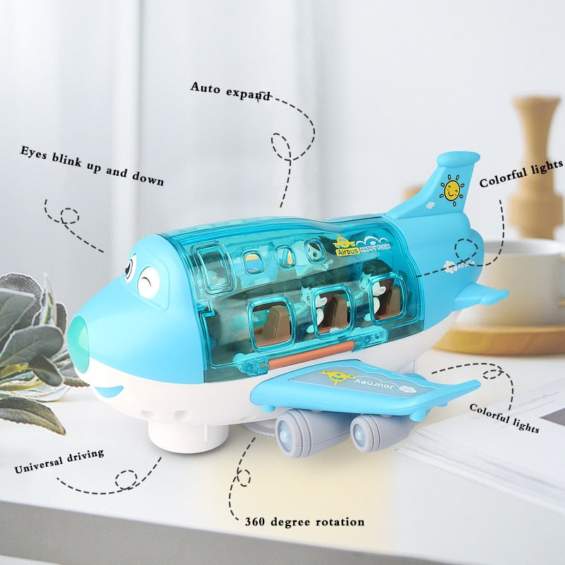 VIvolux | Kinder Musik Elektrisch Zusammengebaut Airbus Spielzeug