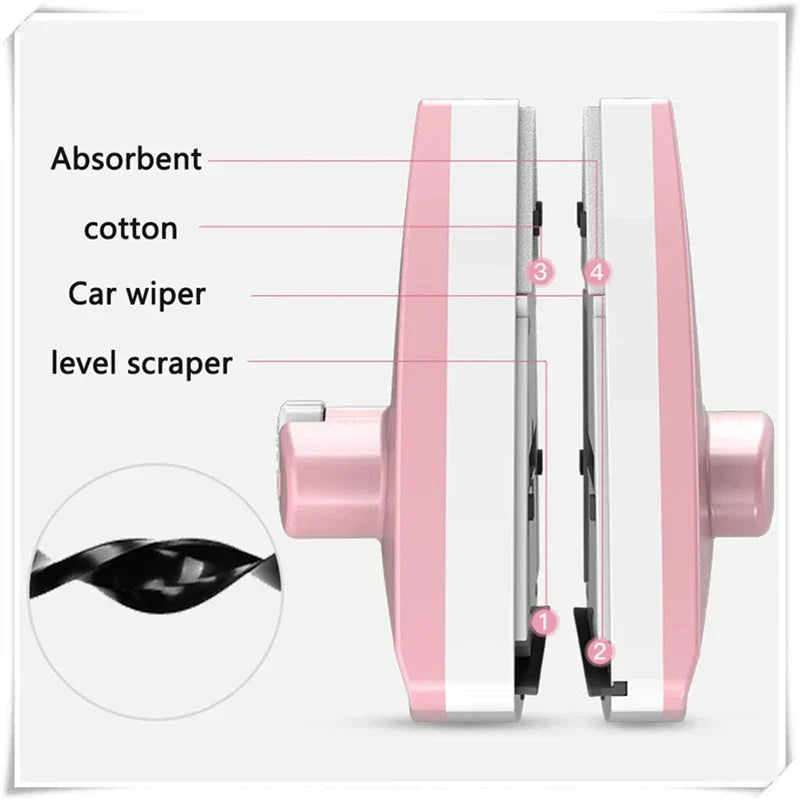 Magnetischer DouBrehne-seitiger AdjustaBrehne Fensterreiniger Gadget