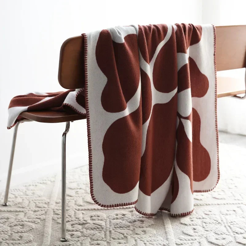 Brehn | NordLuxe | Jacquard Wurfdecke | Immitationskaschmir | Weich & Warm | Sofa-Decke & Bettüberwurf im skandinavischen Stil