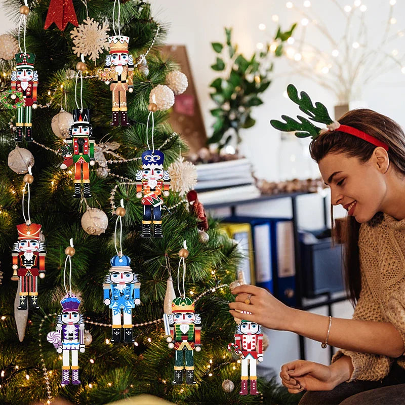 Fröhliche Weihnachtsanhänger – Bunte Dekorationsanhänger für den Weihnachtsbaum | Brehn