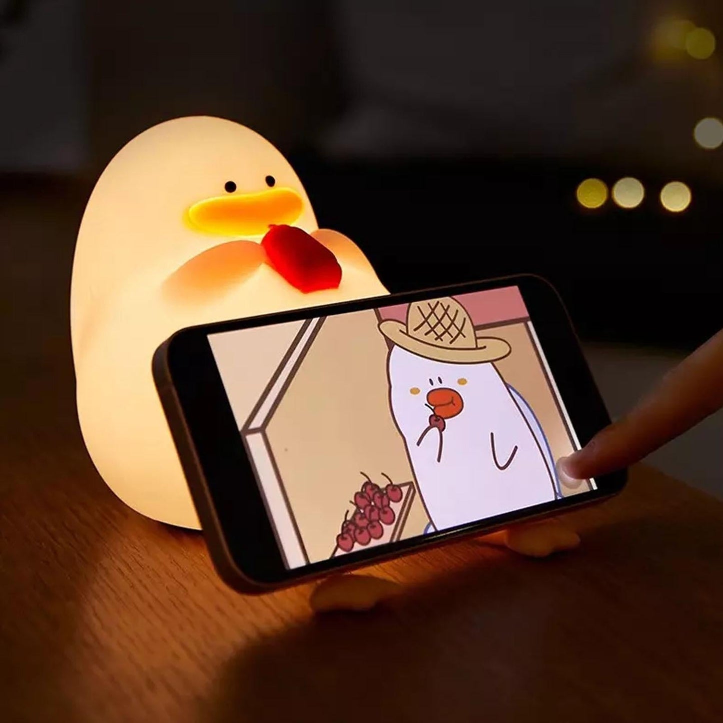 VIvolux | Traumhafte Ente Atmosphäre LED Nachtlampe