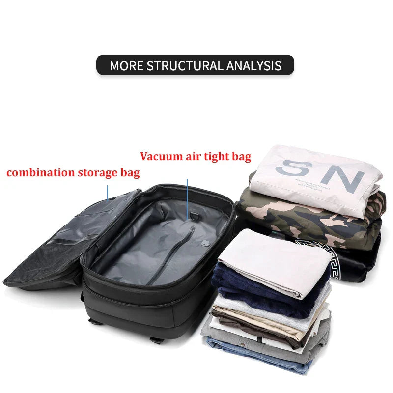 Brehn | Vakuumkompression Ultimative Reise Rucksack