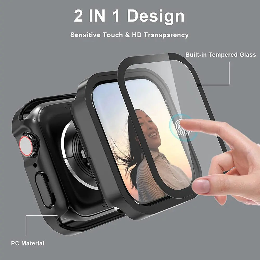 Pinnacle Premiere Apple Watch Bildschirm Schutzcase