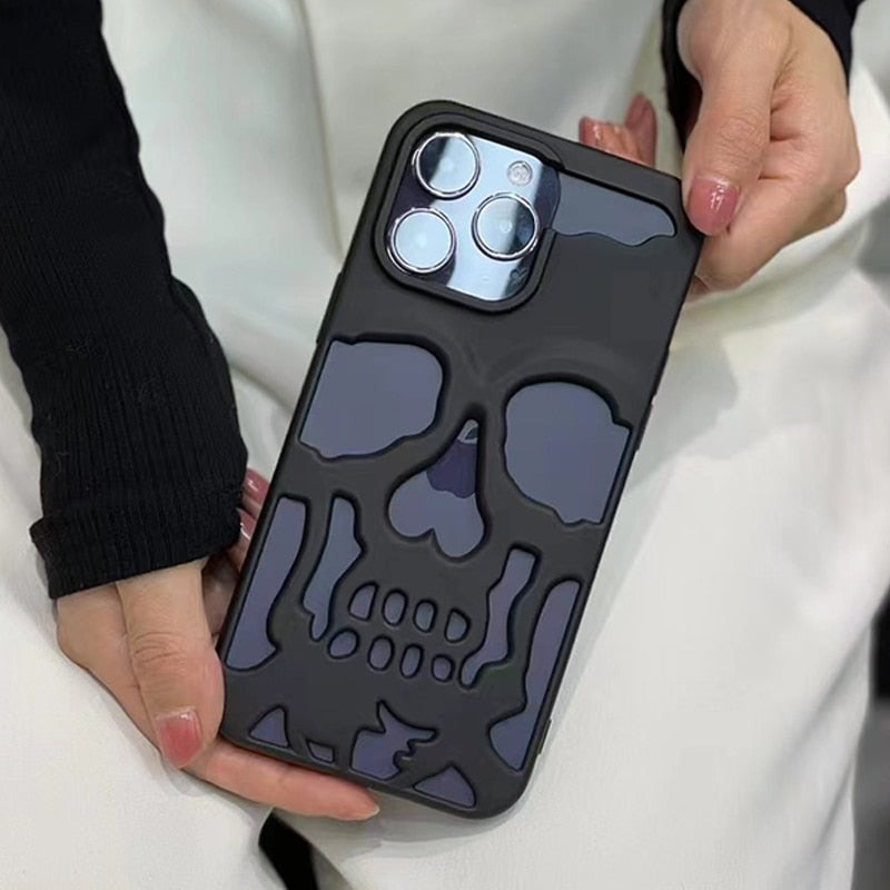 Brehn | Gothic Midnight Skull Handyhülle