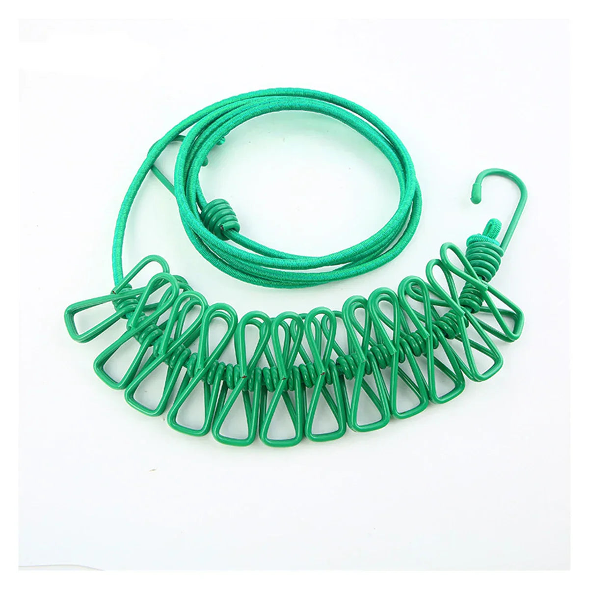 Winddicht Rutschfeste Elastische Multi-Clip Reise Wäscheleine | Brehn