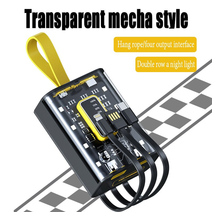 Brehn | Transparent Insight Schnelllade-Powerbank