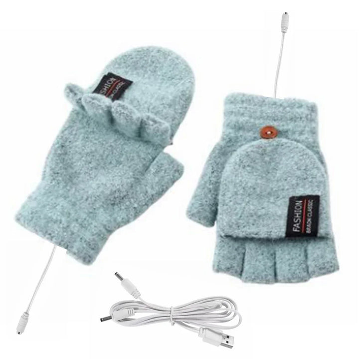 USB wiederaufladbare warme Welle beheizte Handschuhe