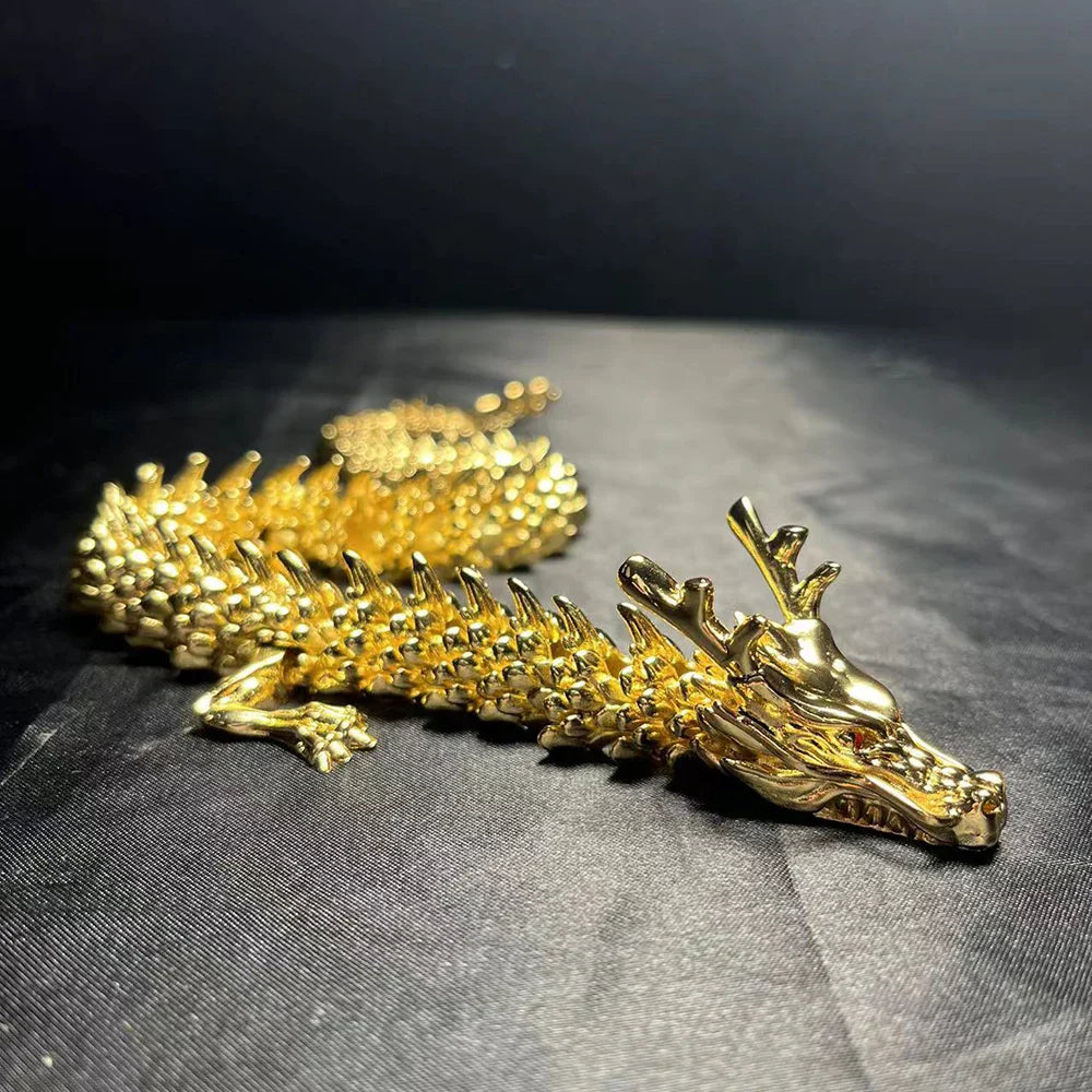 Mystische Schuppen 3D Messing Drache Wohnkultur