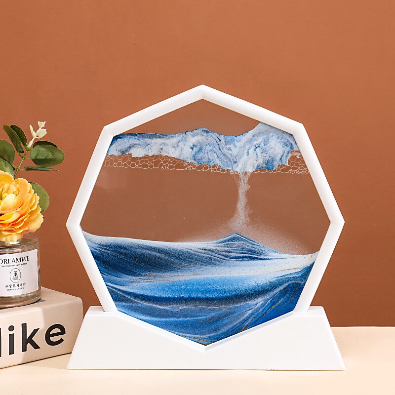 Brehn | Deep Sea Fließendes Hexagon Sand Dekor