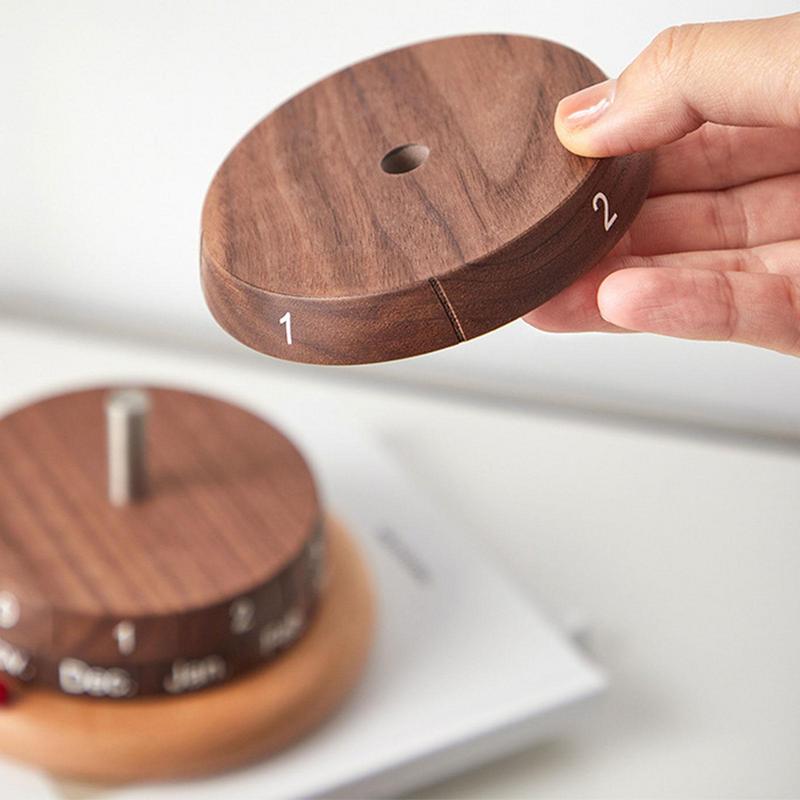 VIvolux | Einzigartiger Planet Holztischkalender