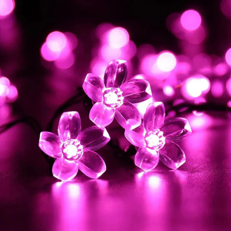 Brehn | Solar Blumen Lichterkette