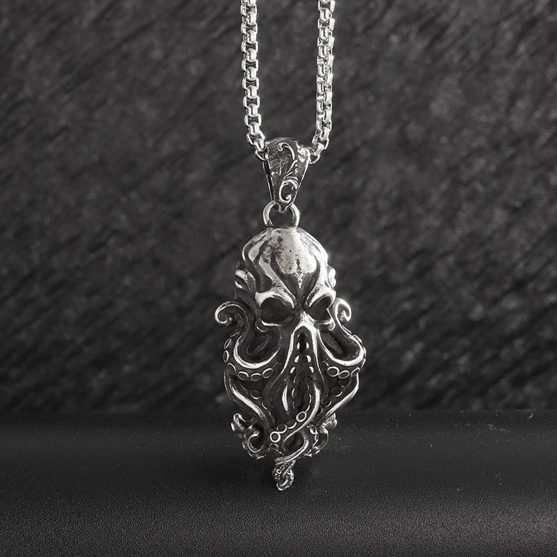 Brehn | Gothic Skull-Oktopus-Tentakel-Halskette