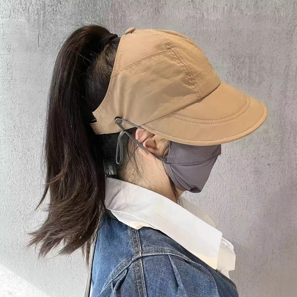 Brehn | Sonnen-sicherer schicker Sommermasken-Halter Hut