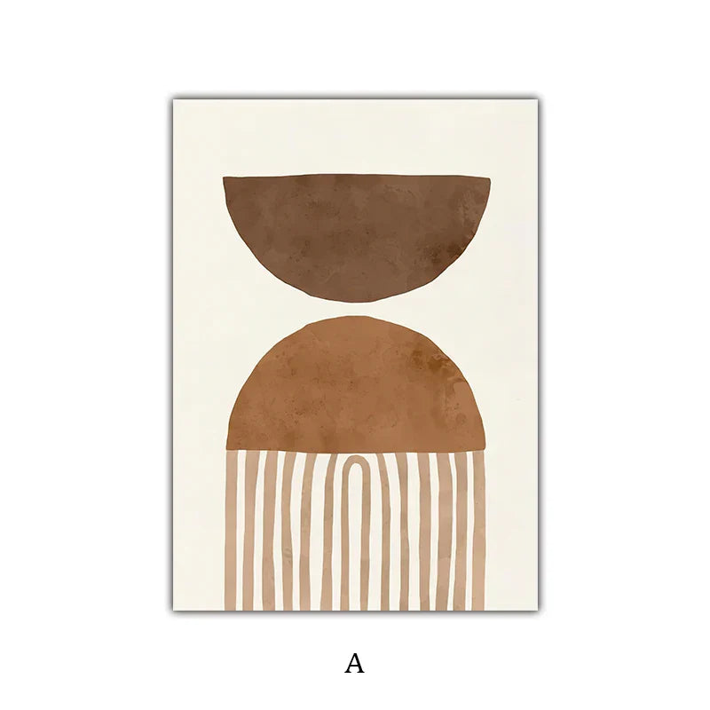 Einfache Natur Flora-Landschaft Galerie Wandkunst Fine Art Leinwanddrucke Minimalistische Nordic Bilder für das Wohnzimmer Skandinavische Wohnkultur | Brehn