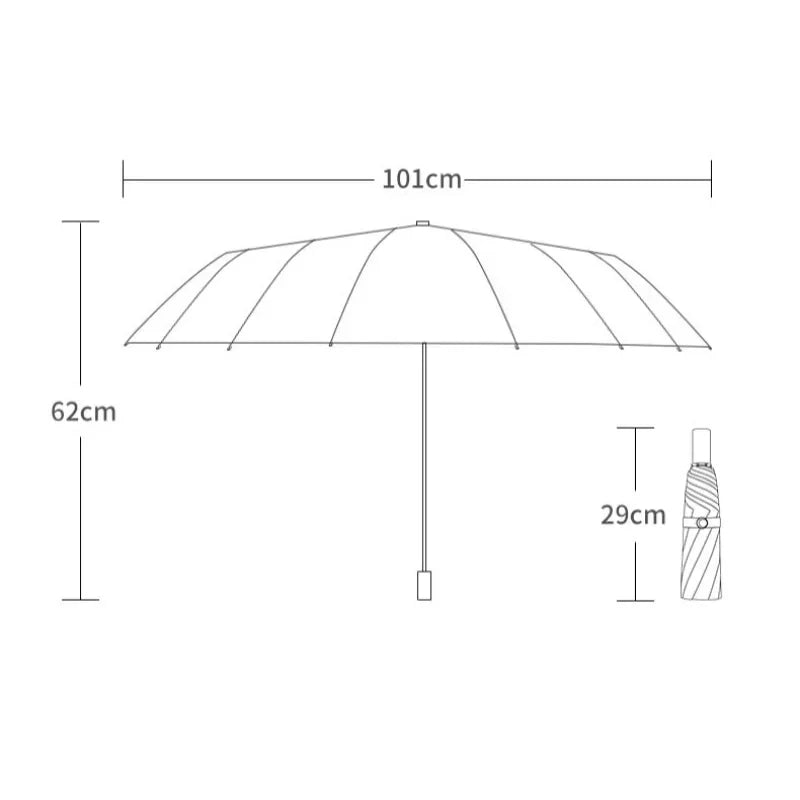 Handgemachter Bambus-Kalligrafie-Regenschirm | Brehn