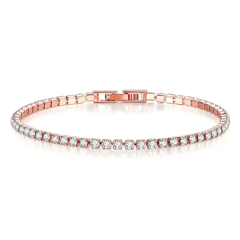 Tennisarmband – Strahlen Sie mit Haltung: Eleganz aus Sterling Silver und Hip-Hop Flair!
