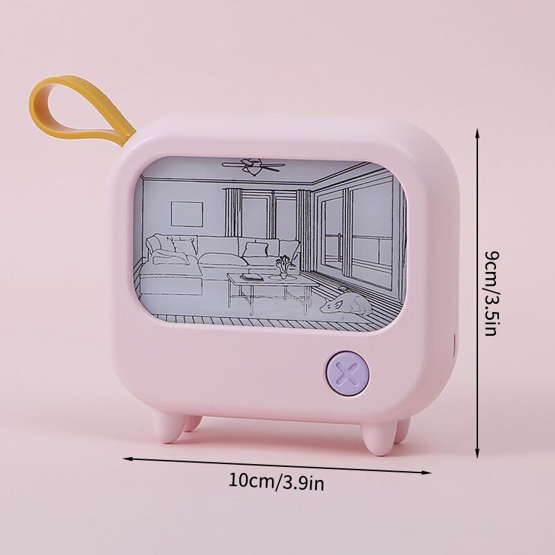 Mini Art TV Malerei Dekor Nachtlampe | Brehn