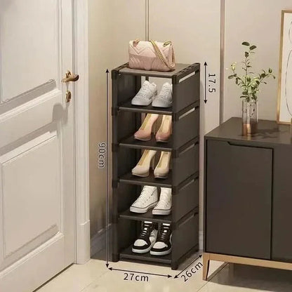 Platzsparendes Schuhregal – Stapelbares Schuhregal für Ecken und kleine Räume