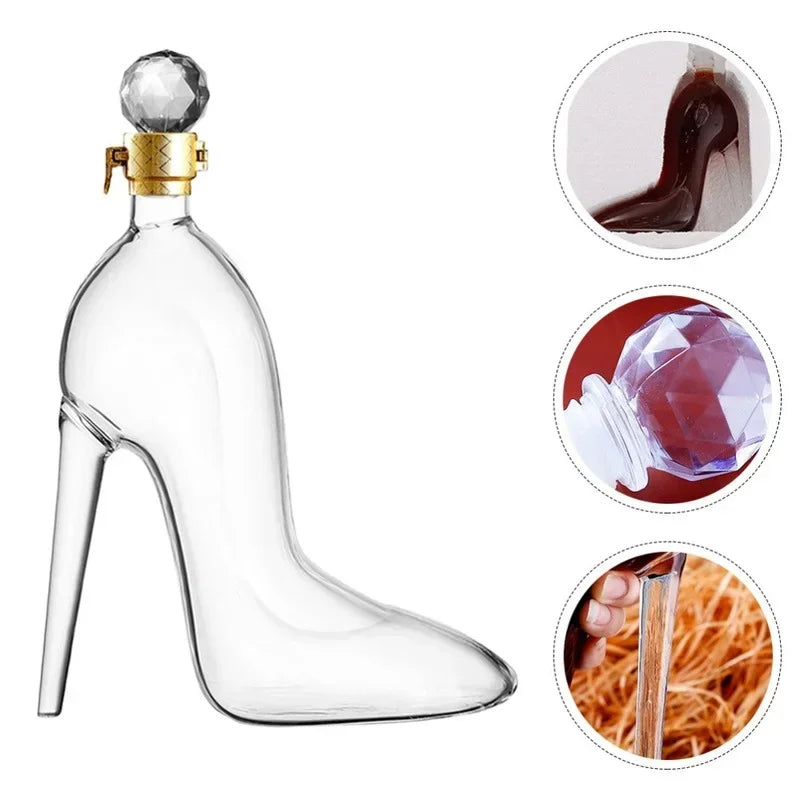 Brehn | High Heel Fancydesign Glas Weinkaraffe
