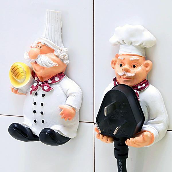 Selbstklebender Chef Plug Hook Holder (Set von 2) | Brehn