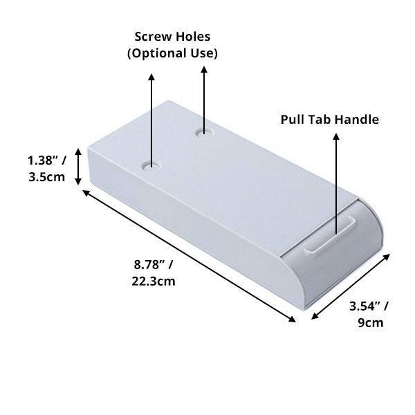 Selbstklebender Unter-Desk Schubladenorganizer | Brehn