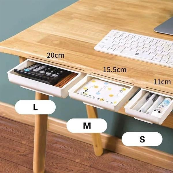 Selbstklebender Unter-Desk Schubladenorganizer | Brehn