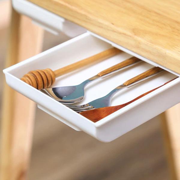 Selbstklebender Unter-Desk Schubladenorganizer | Brehn