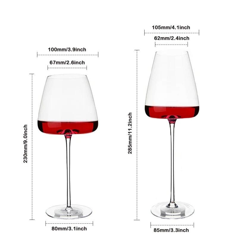 Sets von 2, 4 & 6 handgefertigten Kristall-Wein- und Sektgläsern - 4 Größen | Brehn
