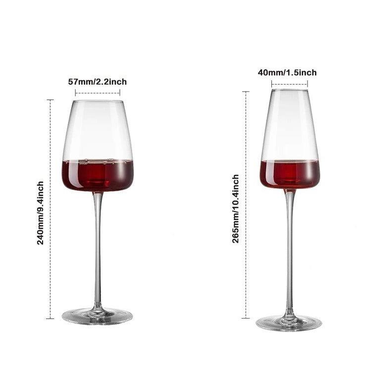 Sets von 2, 4 & 6 handgefertigten Kristall-Wein- und Sektgläsern - 4 Größen | Brehn