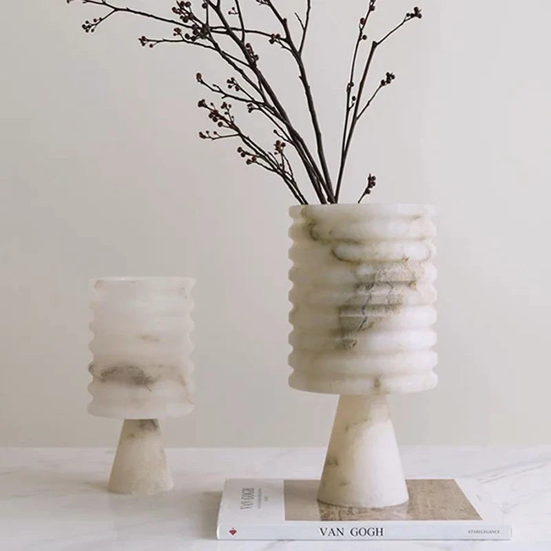 Weißer Onyx Blumenstrauß Brehn