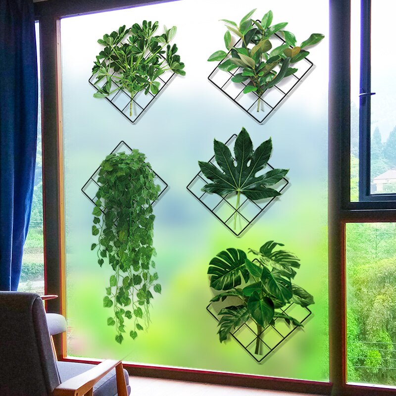 3D Natur Wind Grün Pflanze Wandaufkleber | Brehn