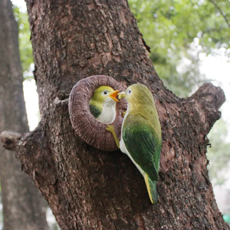 Lovebirds Baum Umarmungs Wanddekoration | Brehn