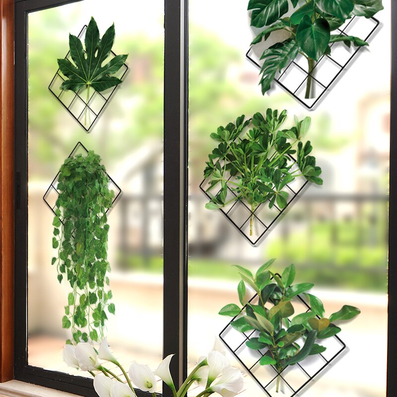 3D Natur Wind Grün Pflanzen Wandaufkleber