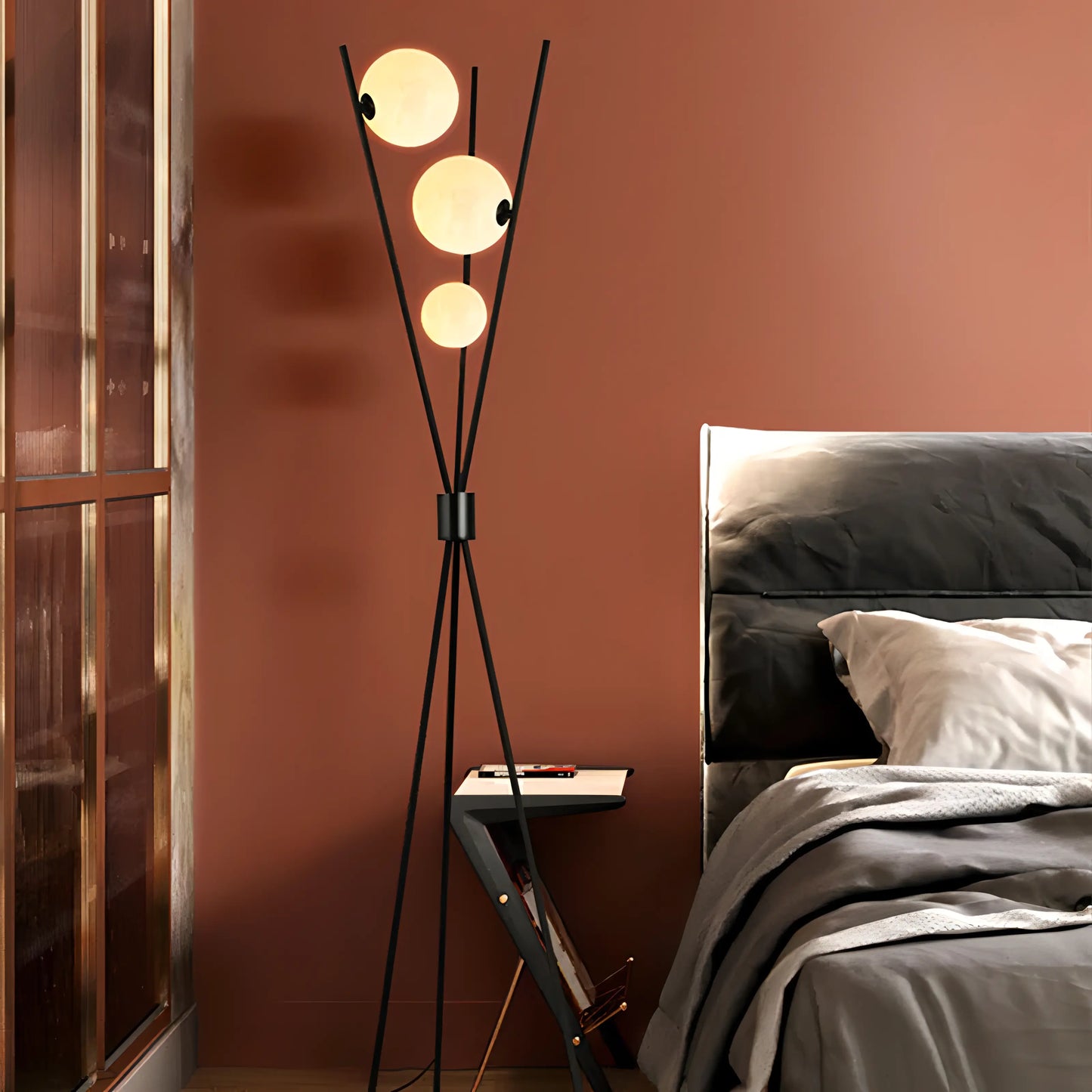 Mila - Stilvolle Minimalistische Stehlampe mit Monddesign | Brehn