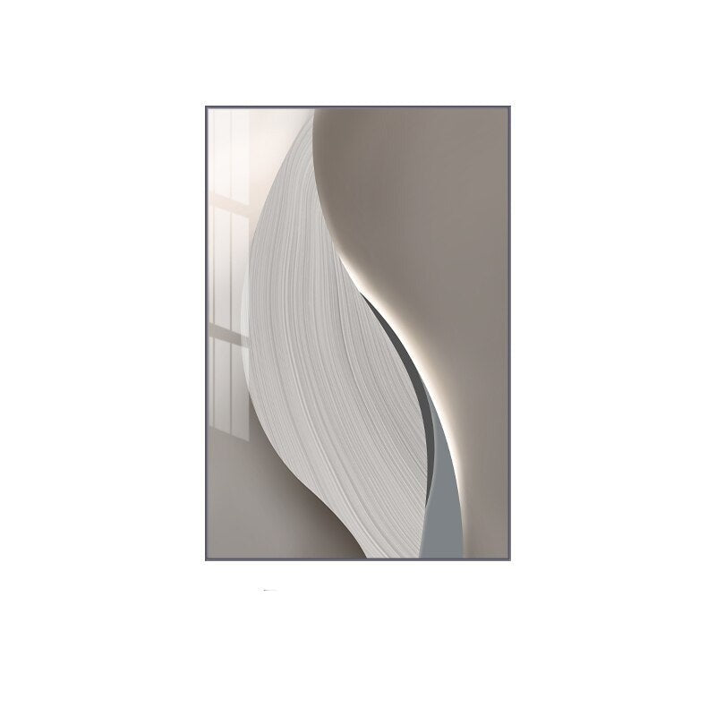 Abstrakte industrielle graue beige Wandkunst Fine Art Leinwanddrucke Bilder für städtische Wohnräume Wohnzimmer Home Office Kunstdekoration | Brehn