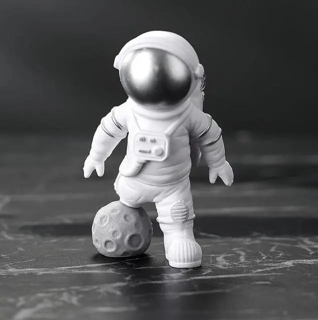 Brehn | Harz-Astronaut-Figur Statue Raumfahrer Skulptur Pädagogisches Spielzeug Schreibtisch-Dekoration Astronaut-Modell Für Kinder Geschenk