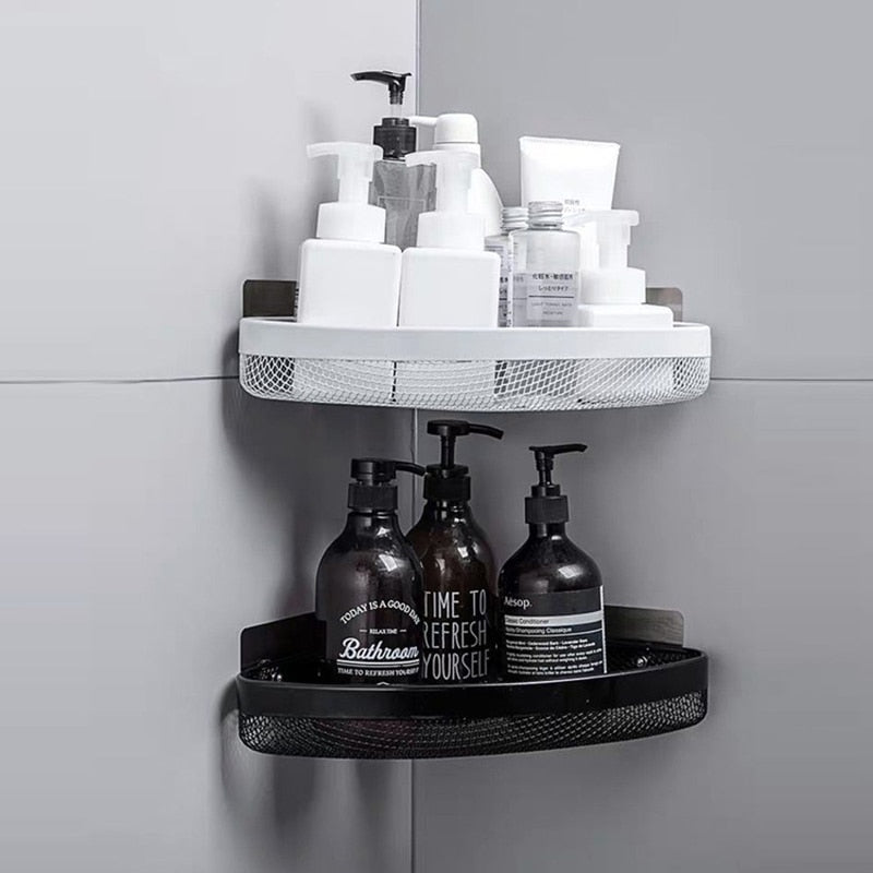 Brehn | Eckrahmen Badezimmer Duschorganizer Regal