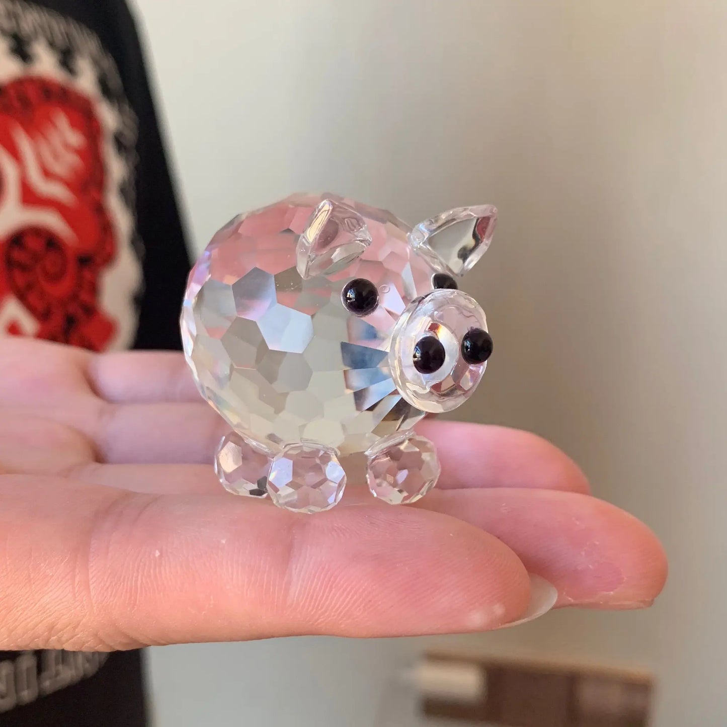 Superniedliche Tierkristallkugelfiguren