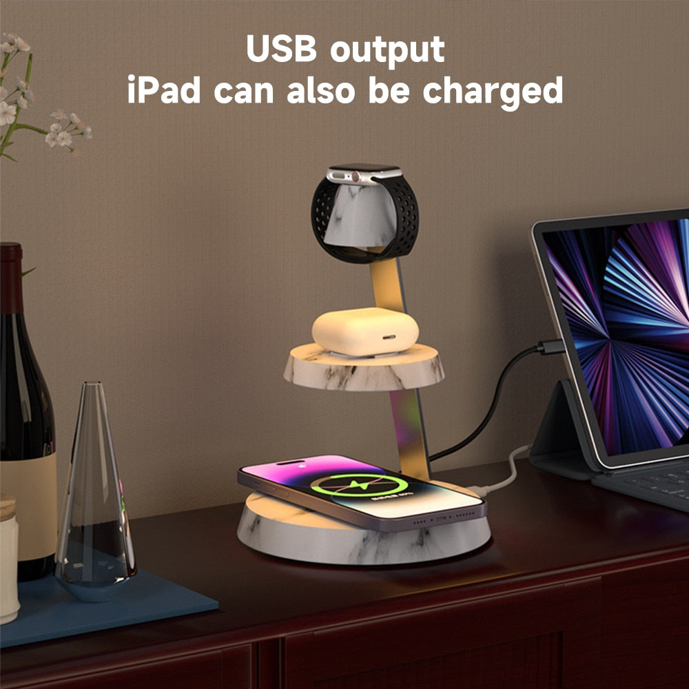 VIvolux | Desktop Powerhouse Multi-Geräte Wireless Charger Stand