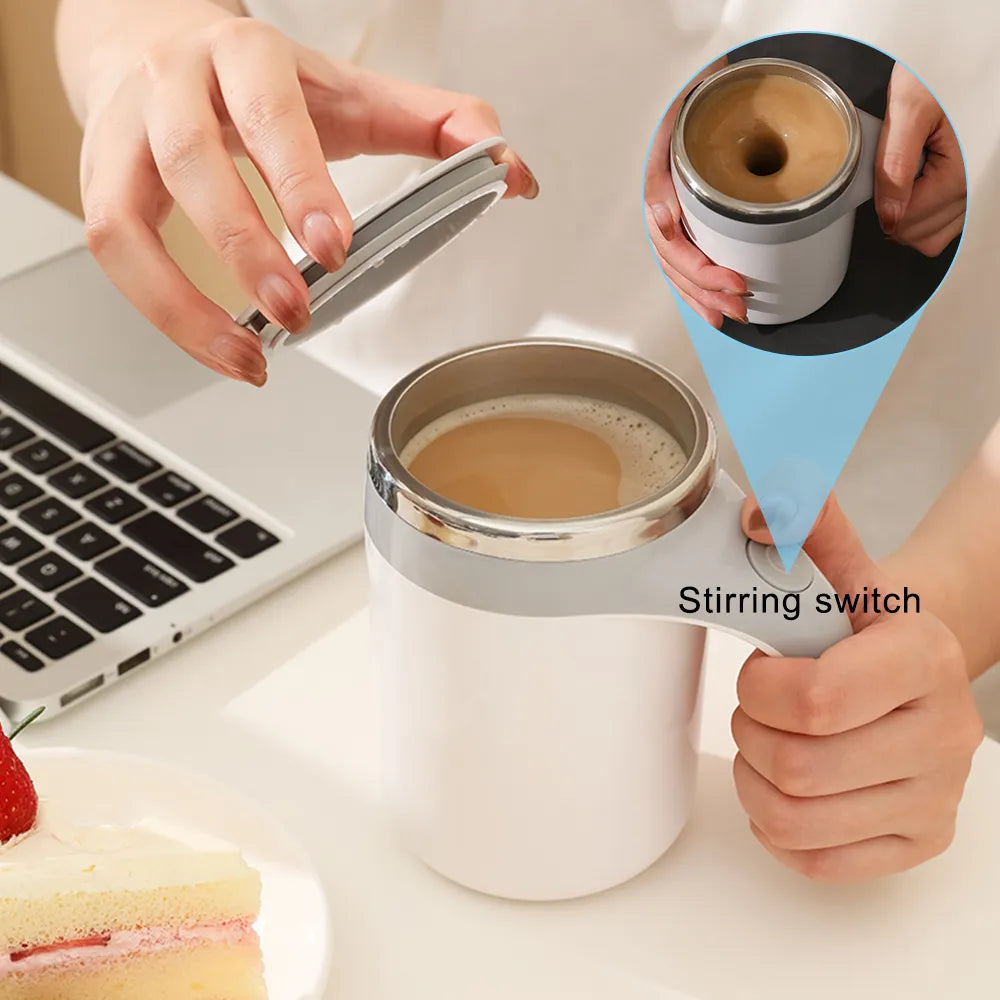 Brehn | Wiederaufladbare selbstrührende Tasse